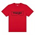 [해외]랭글러 프레임 로고 반팔 티셔츠 139030551 Red