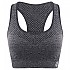 [해외]Dare2B Don´t Sweat It 미디엄 임팩트 스포츠 브라 4137951654 Ebony Grey / Ebony Grey