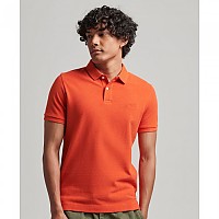[해외]슈퍼드라이 Classic Pique 반팔 폴로 셔츠 139029616 Rust Orange Marl