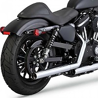 [해외]VANCE + HINES Straightshots Harley Davidson XL 883 R ABS 로드ster 14-15 Ref:16863 머플러 9139170811 Chrome
