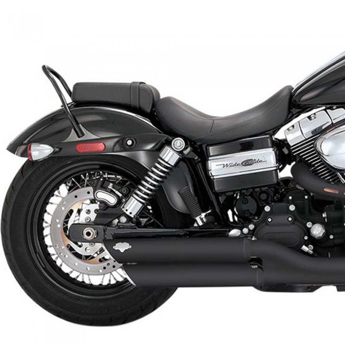 [해외]VANCE + HINES Twin Slash 3´´ Harley Davidson FXDWG 1690 Dyna 와이드 Glide 12-13 Ref:46845 비승인 오토바이 머플러 9139170822 Black