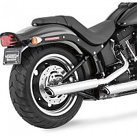 [해외]VANCE + HINES Twin Slash 3´´ Harley Davidson FXST 1584 소프트ail 07 Ref:16835 머플러 9139170827 Chrome