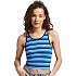 [해외]슈퍼드라이 Vintage Cali Stripe Crop 상단 139121921 Blue Stripe