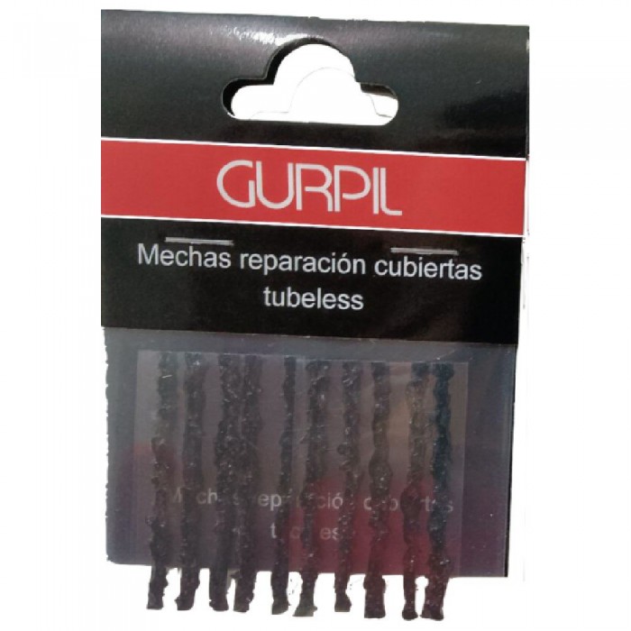 [해외]GURPIL 타이어 플러그 Tubeless 10 단위 1138762801 Black