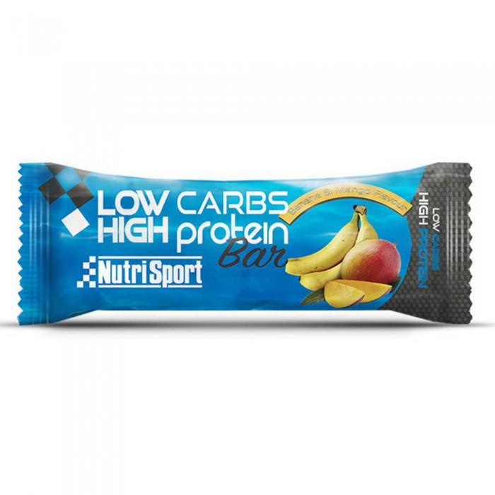 [해외]NUTRISPORT 유닛 바나나와 망고 프로틴 바 Low Carbs High Protein 60g 1 4138344371 Blue