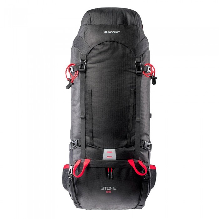 [해외]HI-TEC Stone 65L 배낭 4139175062 Black / High Risk Red