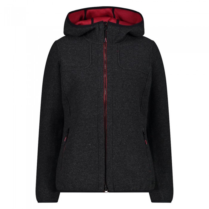 [해외]CMP Fix Hood 32M1606 자켓 4139089220 Carbone Mel. / Red Wine