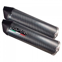 [해외]GPR EXHAUST SYSTEMS Furore Poppy Aprilia Dorsoduro 750 08-16 Ref:A.34.FUPO 인증된 타원형 머플러 9139185510 Matt Black