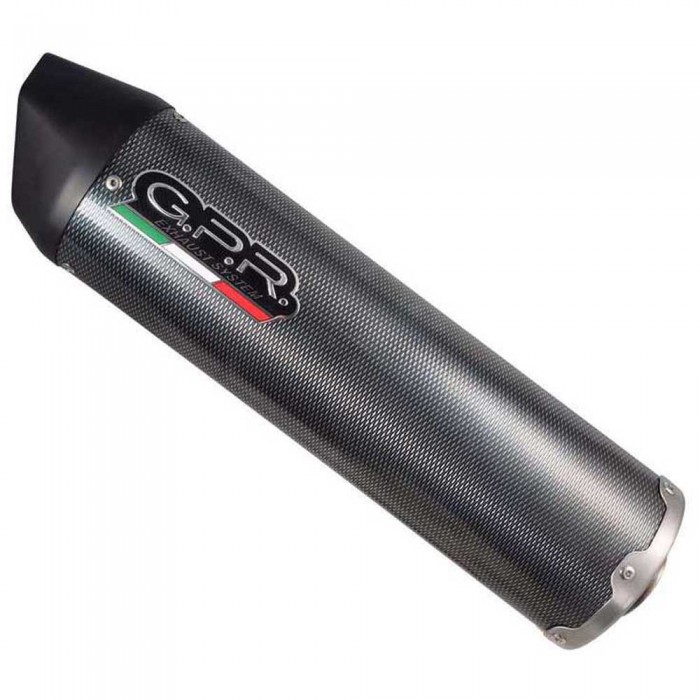 [해외]GPR EXHAUST SYSTEMS Furore Poppy Moto Guzzi Griso 850 06-15 Ref:GU.23.CAT.FUPO 승인된 타원형 머플러 9139186047 Matt Black