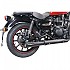 [해외]GPR EXHAUST SYSTEMS Hurricane Nero Royal Enfield Meteor 350 21-23 Ref:ROY.10.RACE.HUR.BL Stainless Steel Cone 비승인 오토바이 머플러 9139186369 Black