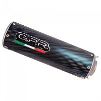 [해외]GPR EXHAUST SYSTEMS M3 Poppy Voge Brivido 500 R 21-22 Ref:VO.1.RACE.M3.PP 인증되지 않은 탄소&스테인리스 스틸 슬립온 머플러 9139186861 Black / Silver