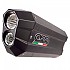 [해외]GPR EXHAUST SYSTEMS Sonic Poppy BMW R 1200 R LC 17-18 Ref:E4.BMW.96.SOPO 인증된 스테인리스 스틸 슬립온 머플러 9139187003 Silver / Matt Black