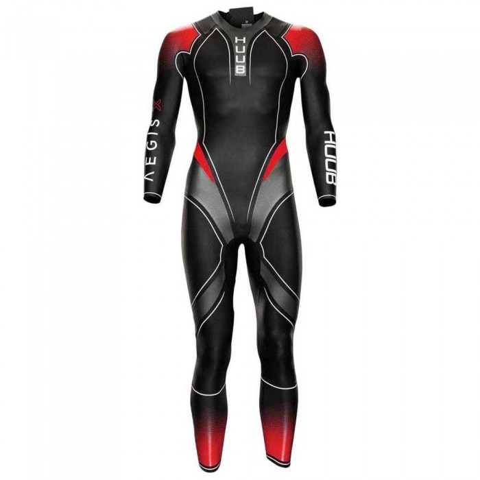 [해외]HUUB Aegis X 3:5 웻슈트 6139046855 Black / Red