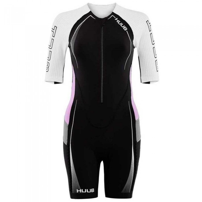 [해외]HUUB Anemoi Aero 반팔 트라이어슬론 6139046871 Black / White / Pink