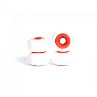 [해외]YOCAHER 스케이트보드 바퀴 Qball 2 Tone 14138767686 White / Red