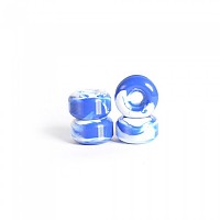 [해외]YOCAHER 스케이트보드 바퀴 Qball Swirl 14138784274 White / Blue