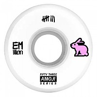 [해외]EMILLION 스케이트 바퀴 Amoji 100A 14139028259 White / Black / Pink