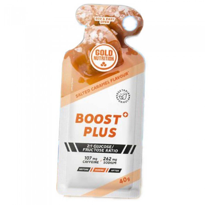 [해외]GOLD NUTRITION 솔티드 카라멜 에너지 젤 Boost Plus 40g 1138960031 Brown / Beige