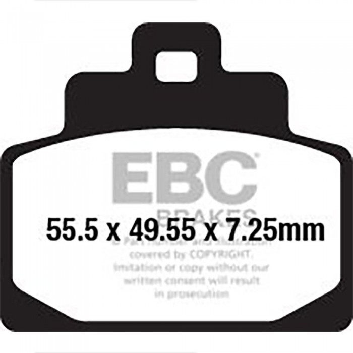 [해외]EBC SFA-HH Series SFA681HH 소결 브레이크 패드 9138828172 Black