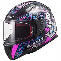 [해외]LS2 FF353 Rapid Mini Voodoo Full Face Helmet Junior 9138387701 Black / Fluo Pink