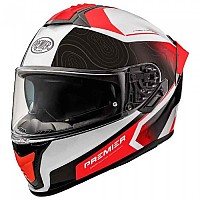[해외]프리미어  HELMETS Evoluzione DK 2 BM Full Face Helmet&Pinlock 9138712984 Red / White / Black