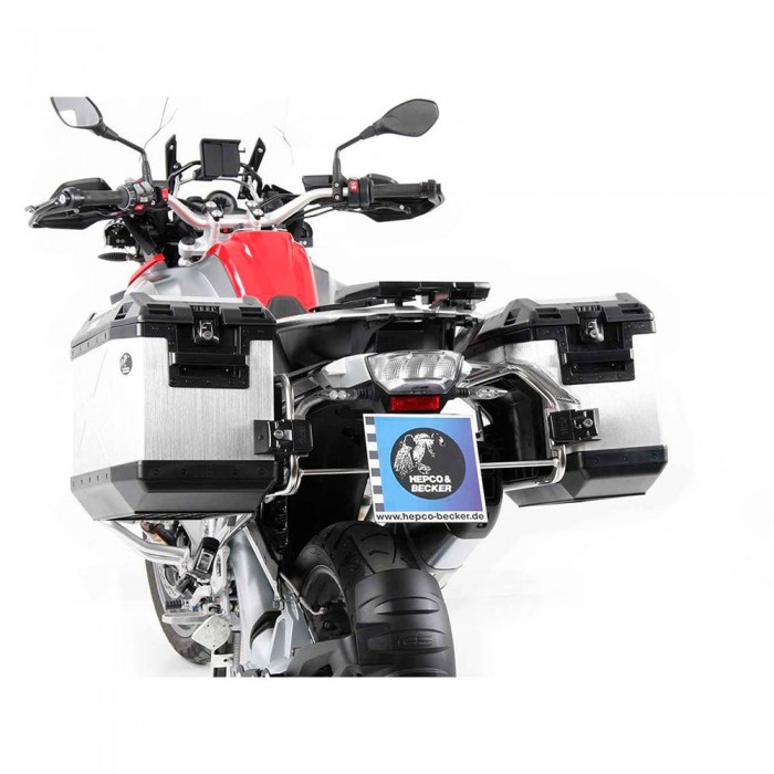 [해외]HEPCO BECKER Xplorer BMW R 1200 GS LC 13-18 651665 00 22-00-40 사이드 케이스 장착 9139095147 Silver