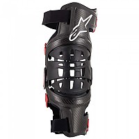 [해외]알파인스타 카본 왼쪽 무릎 보호대 Bionic-10 9139203863 Black / Red