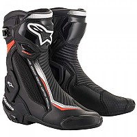 [해외]알파인스타 SMX Plus V2 Motorcycle Boots 9139203967 Black / White / Red Fluo