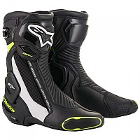 [해외]알파인스타 SMX Plus V2 Motorcycle Boots 9139203968 Black / White / Yellow Fluo