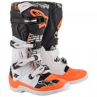 [해외]알파인스타 Tech 5 Motorcycle Boots 9139203988 White / Black / Orange Fluo