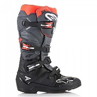 [해외]알파인스타 Tech 7 Enduro Motorcycle Boots 9139203989 Black / Grey / Red Fluo
