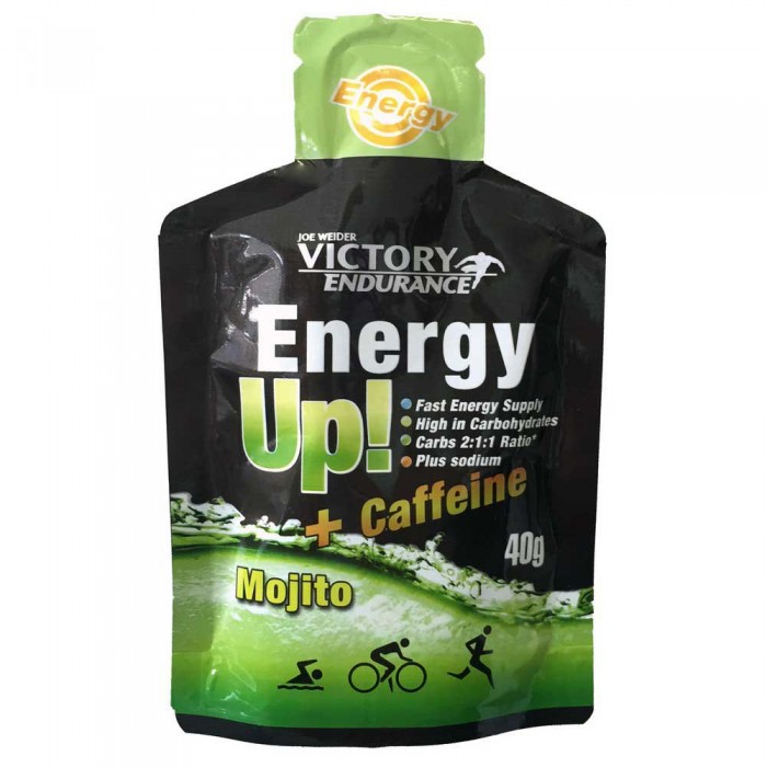 [해외]VICTORY ENDURANCE 에너지 젤 Energy Up 40g 모히또 4138359280 Black