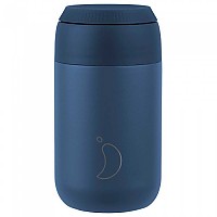 [해외]CHILLY Coffee Mug Series2 340ml Thermos 4139112783 Whale Blue