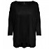 [해외]ONLY Elcos Solid 3/4 소매 티셔츠 137504273 Black