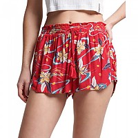 [해외]슈퍼드라이 Vintage Beach Printed 반바지 138894238 Red Lily Aop