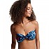 [해외]슈퍼드라이 Vintage Twist Bandeau 비키니 138894449 Indo Leaf Blue