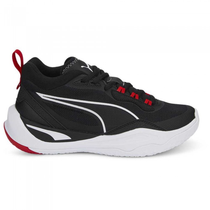 [해외]푸마 Playmaker 운동화 15139003630 Jet Black / Jet Black / Puma White / High Risk Red