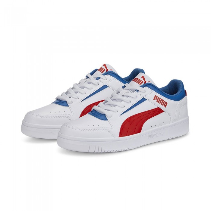 [해외]푸마 Rebound Joy Low 운동화 139003879 Puma White / Burnt Red / Lake Blue