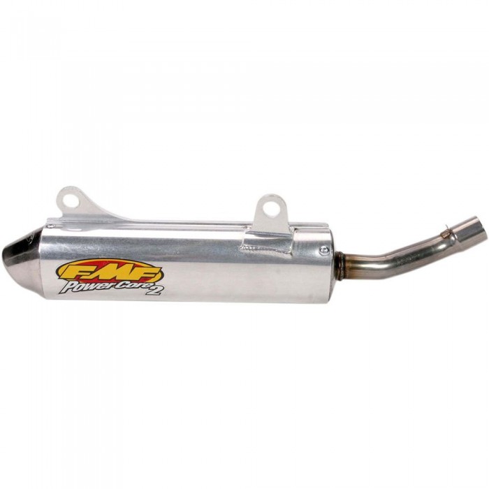 [해외]FMF 파워Core 2 W/Spark Arrestor Stainless Steel CR250R 02-07 비인증 슬립온 머플러 9137524033 Silver