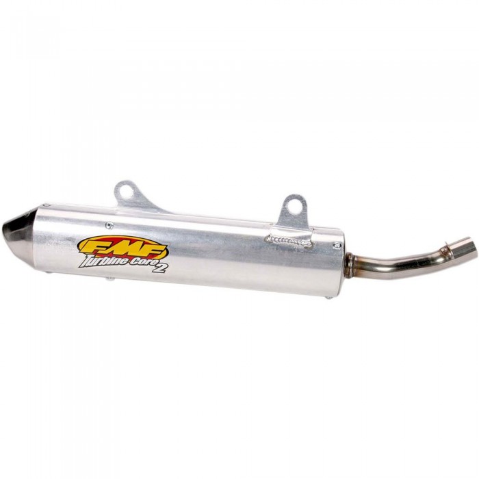 [해외]FMF TurbineCore 2 W/Spark Arrestor Stainless Steel CR250R 02-07 비인증 슬립온 머플러 9137524035 Silver