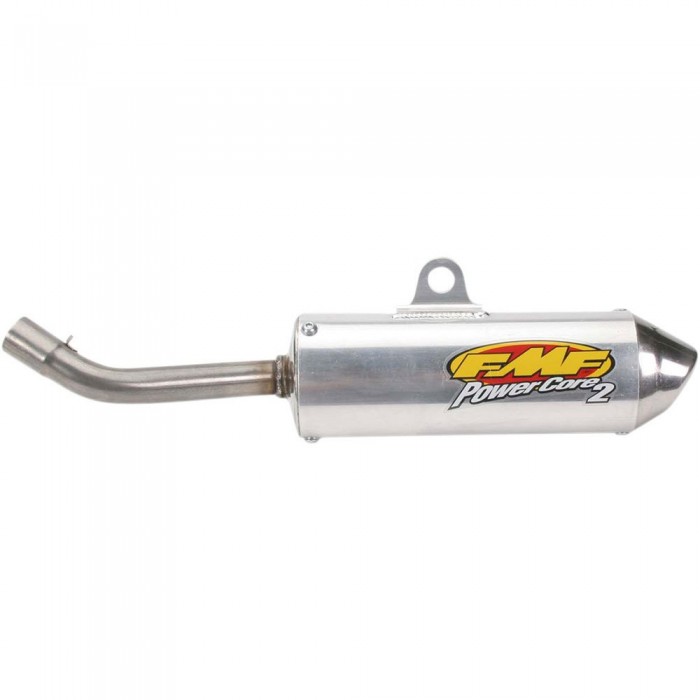 [해외]FMF 파워Core 2 W/Spark Arrestor Stainless Steel YZ125 02-12 비인증 슬립온 머플러 9137524062 Silver