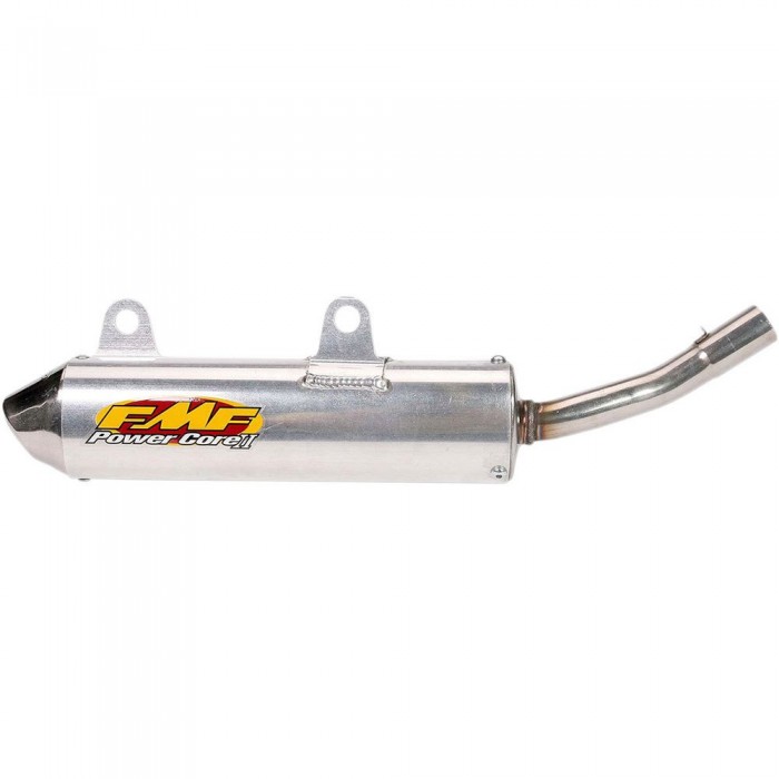 [해외]FMF 파워Core 2 W/Spark Arrestor Stainless Steel Gas Gas 200/250/300 03-06 비인증 슬립온 머플러 9137524080 Silver