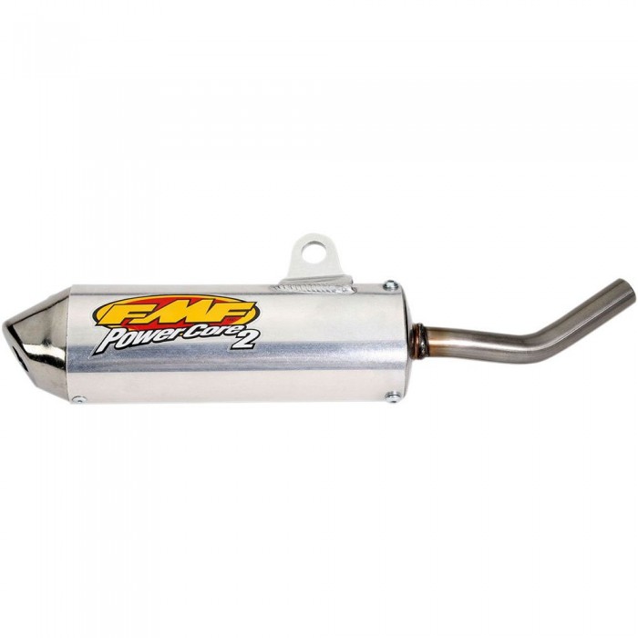 [해외]FMF 파워코어 2 Slip On W/Spark Arrestor Stainless Steel CR80R 96-02/CR85R 03-07 머플러 9137524114 Silver