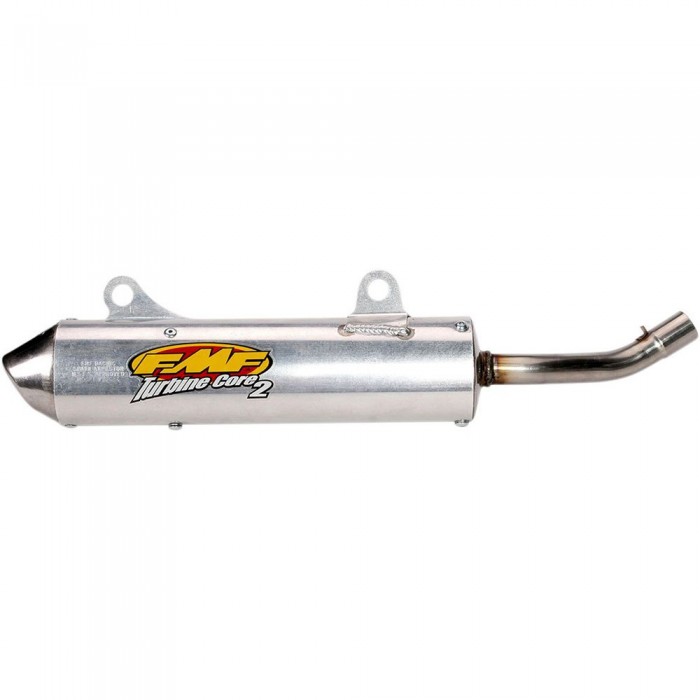 [해외]FMF TurbineCore 2 W/Spark Arrestor Stainless Steel CR125R 00-01 비인증 슬립온 머플러 9137524184 Silver