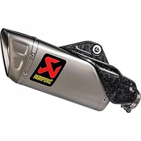 [해외]아크라포빅 머플러 Yamaha MT-10/SP 2022 Titanium Slip On Muffler 9139223792 Silver / Black
