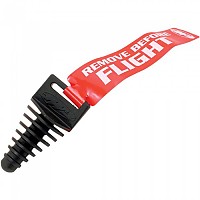 [해외]FMF 4 Stroke Wash Plug With Streamer 9137523950 Black / Red