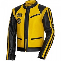 [해외]SPIRIT MOTORS Classic 4.0 Leather Jacket 9139221140 Black / Yellow