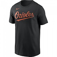 [해외]나이키 MLB Baltimore Orioles Wordmark Short Sleeve Crew Neck T-Shirt Black
