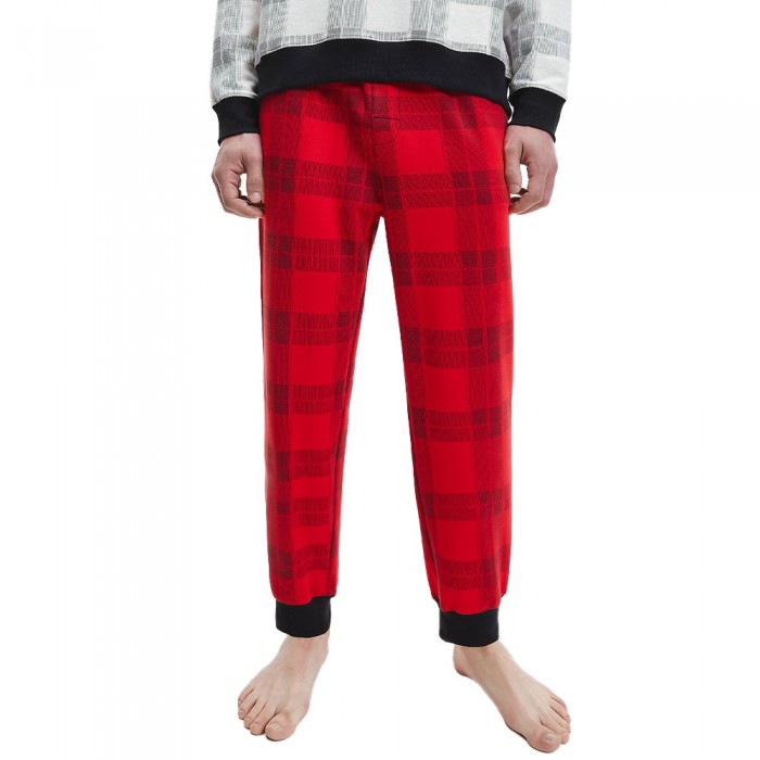 [해외]캘빈클라인 언더웨어 000NM2380E 조거팬츠 139123589 Textured Plaid Exact