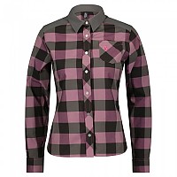 [해외]스캇 Trail Flow Check Long Sleeve Shirt 1138459519 Carmine Pink / Dark Grey